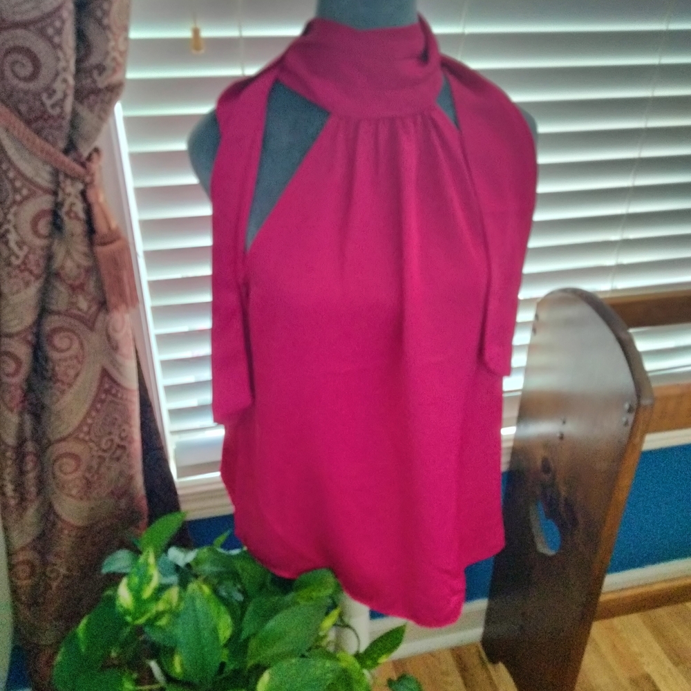 a new day Women's Pink Halter Top